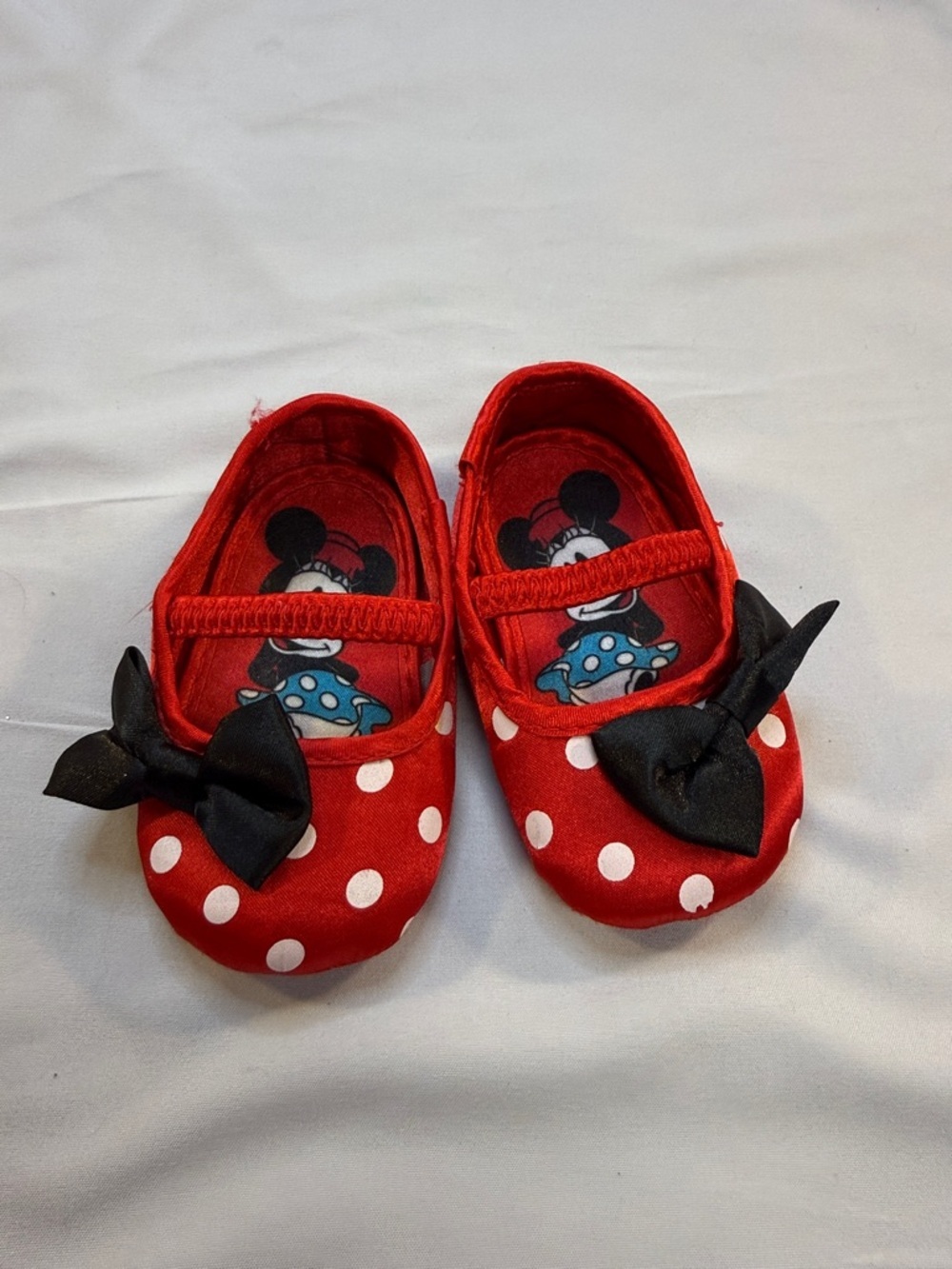 Red Polka Dot Girls' Mary Jane Shoes with Bow